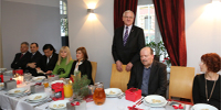 2014-12-19 Spotkanie przedwiteczne w Stowarzyszeniu na Rzecz Rozwoju Pastwowej Wyszej Szkoy Zawodowej im. Witelona w Legnicy "Wspólnota Akademicka".