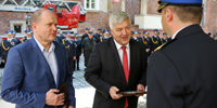 2015-06-12  Jerzy Stefaniak zosta nagrodzony "W podzikowaniu za wniesiony wkad w rozwój Komendy Miejskiej Pastwowej Stray Poarnej w Legnicy" podczas uroczystoci z okazji  Dnia Straaka.