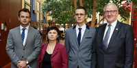 2016-10-21 Pawe Korczyski - absolwent Pastwowej Wyszej Szkoy Zawodowej im. Witelona w Legnicy wyróniony podczas finau konkursu Mistrz Techniki NOT Zagbia Miedziowego. Fot. Zbigniew Gol