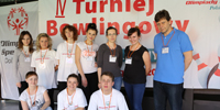 2016-04-21 Pomoc  studentów z Wolontariatu PWSZ im. Witelona w Legnicy podczas  „IV Turnieju Bowlingowego Olimpiad Specjalnych” – Legnica 2016.