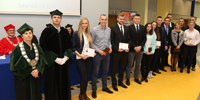 2016-10-28 Uroczysto wrczenia dyplomów absolwentom Wydziau Nauk Technicznych i Ekonomicznych Pastwowej Wyszej szkoy Zawodowej im. Witelona w Legnicy. fot. Zbigniew Gol