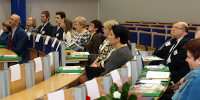 2016-11-25 XIX Midzynarodowa Konferencja Naukowa „Zdrowie dzieci w rodowisku przemysowym, miejskim i wiejskim”. Jednym z Patronów Honorowych zosta JM Rektor  Pastwowej Wyszej Szkoy Zawodowej im. Witelona w Legnicy prof. dr hab. in. Ryszard K. Pisarski. fot. Zbigniew Gol