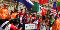 2014-07-02   10. Akademickie Mistrzostwa wiata w ucznictwie – ceremonia otwarcia. ARCHERY 2014  Legnica Poland 10th World University Championship-opening ceremony.