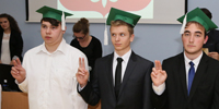 2014-10-15 Immatrykulacja uczniów Akademickiego Liceum Ogólnoksztaccego w Legnicy.