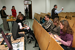Wdroenie projektu integracji studentów  pod patronatem Koordynatora d/s osób niepenosprawnych oraz Samorzdu Studenckiego, fot. Z. Gol  PWSZ Legnica