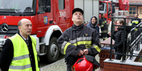 2015-11-26  wiczenia ewakuacyjne w Domu Studenta PWSZ im. Witelona w Legnicy.