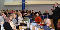 2013-11-14  Spotkanie z Prezydentem Miasta Legnica Tadeuszem Krzakowskim w gronie Suchaczy Uniwersytetu Trzeciego Wieku PWSZ Legnica.