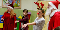2014-12-08 Ekipa Mikoaja  w Legnickim Stowarzyszeniu „Otwórz Serce”.