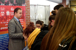 2013-02-21   Promocja oferty edukacyjnej PWSZ im. Witelona w Legnicy podczas  III. Powiatowych Targów Edukacyjnych w Sulechowie
