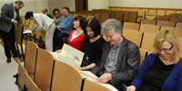 2014-04-15  telc LANGUA TESTS – wrczenie Certyficate telc English A1 w ramach projektu realizowanego przez PWSZ im. Witelona w Legnicy.