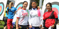 2014-07-02   10. Akademickie Mistrzostwa wiata w ucznictwie – pierwszy trening. ARCHERY 2014  Legnica Poland 10th World University Championship-very first training.